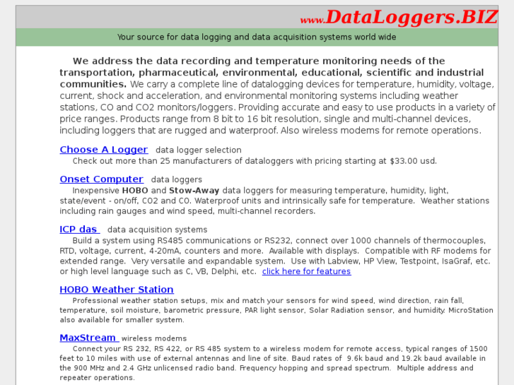 www.dataloggers.biz