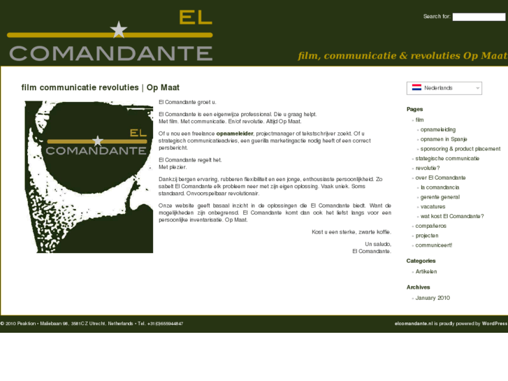 www.elcomandante.nl