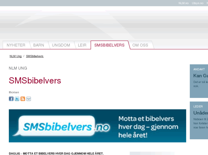 www.smsbibelvers.no