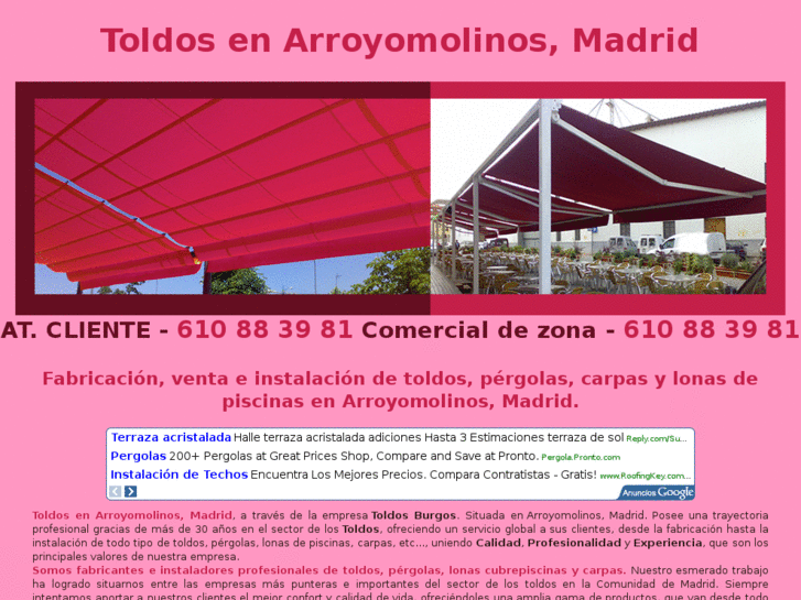 www.toldosarroyomolinos.net