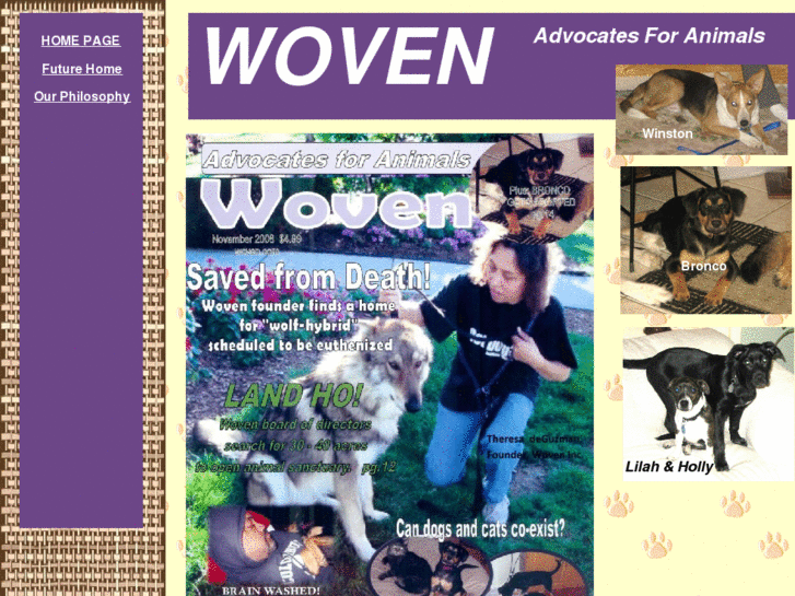 www.wovenlove4animals.org