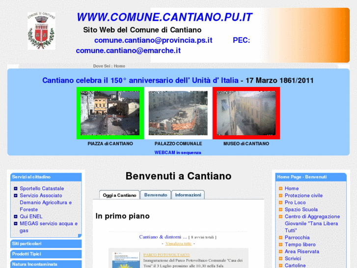 www.comunecantiano.eu