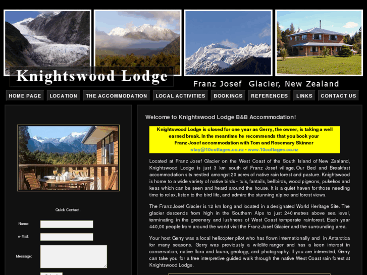 www.franzjosefaccommodation.com