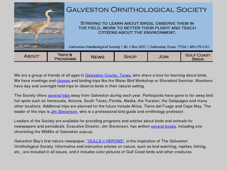 www.galvestonbirders.org