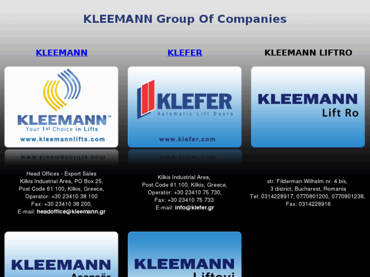 www.kleemanngroup.com