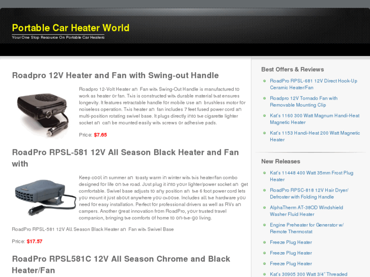 www.portablecarheaterworld.com