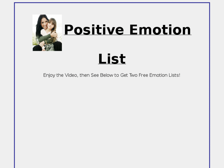 www.positiveemotionlist.com