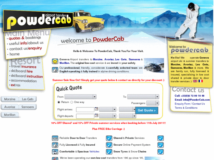 www.powdercab.com