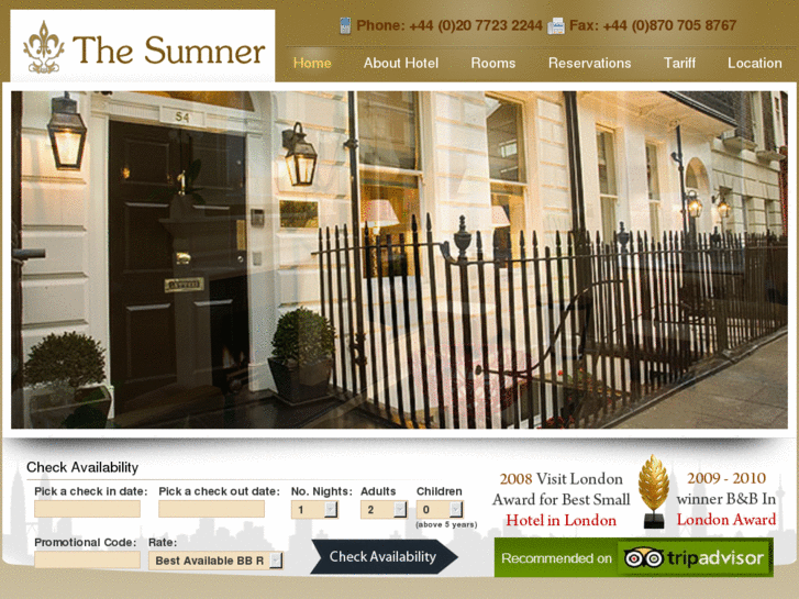 www.smalllondonhotel.com