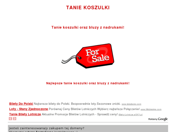 www.taniekoszulki.pl