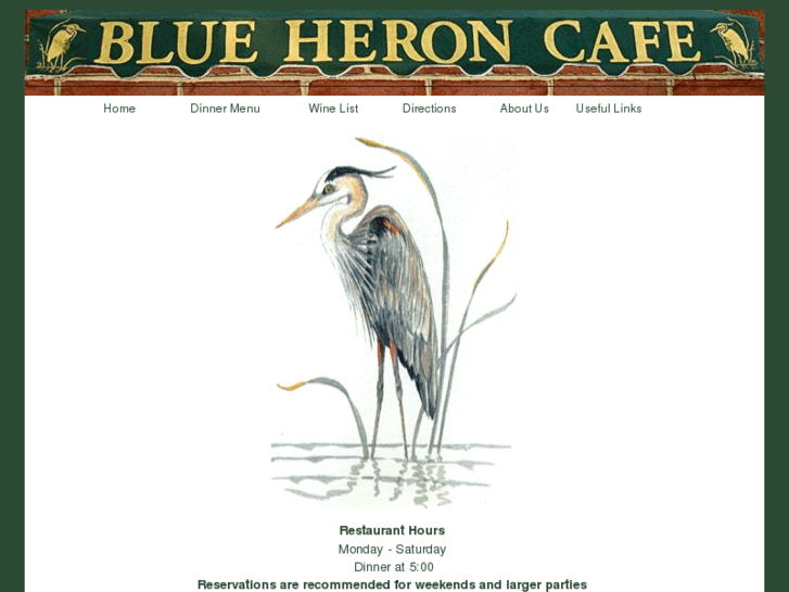 www.blueheroncafe.com