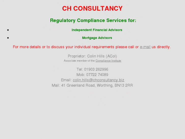 www.chconsultancy.biz