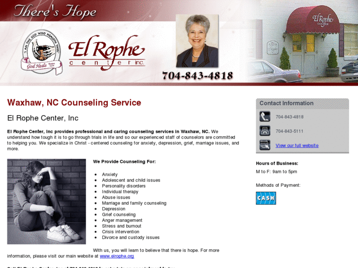 www.elrophecenternc.com