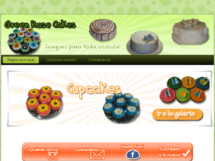 www.greenrosecakes.com