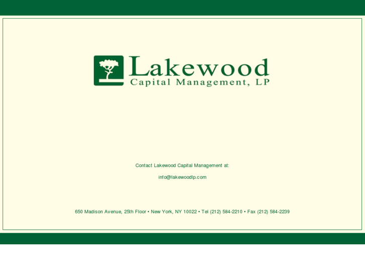 www.lakewoodcapitalmanagement.com