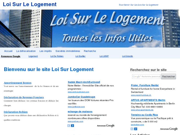 www.loisurlogement.net