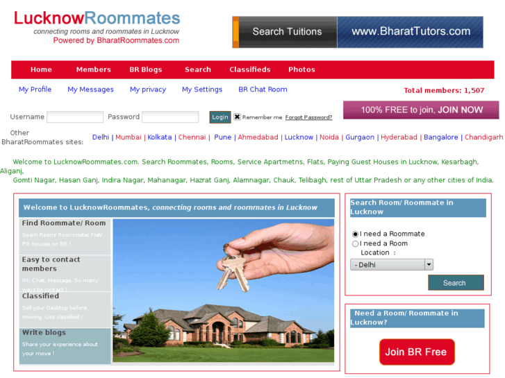 www.lucknowroommates.com