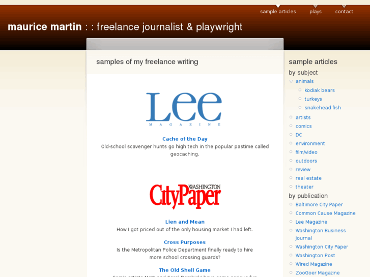 www.mauricemartin.net