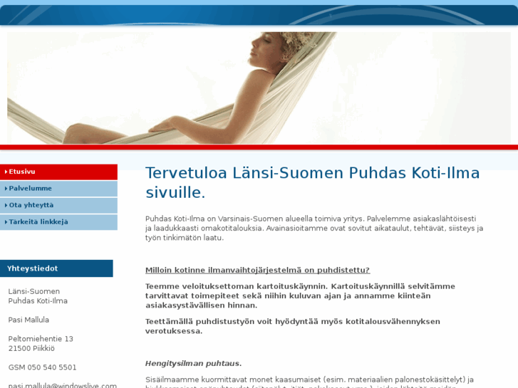 www.puhdaskoti-ilma.com