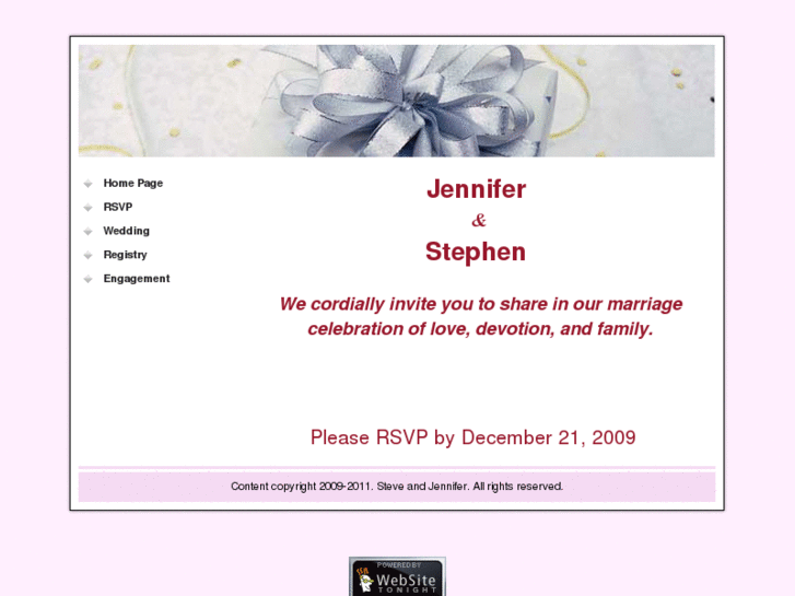 www.steveandjennifer.com