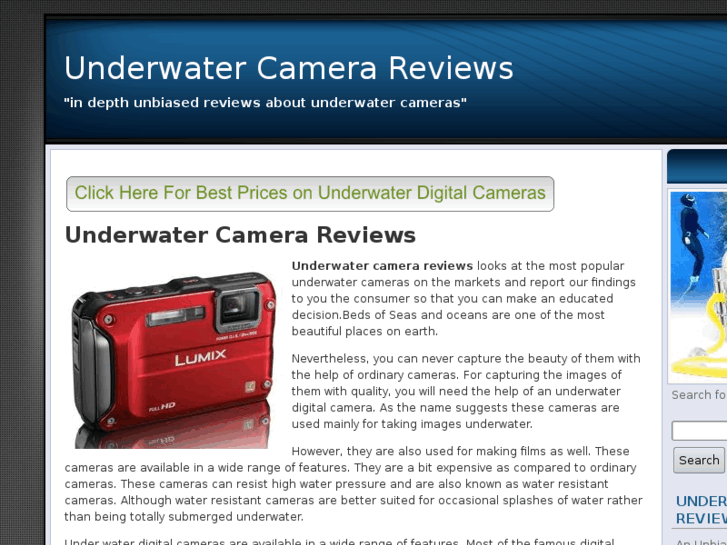 www.underwatercamerareviews.org