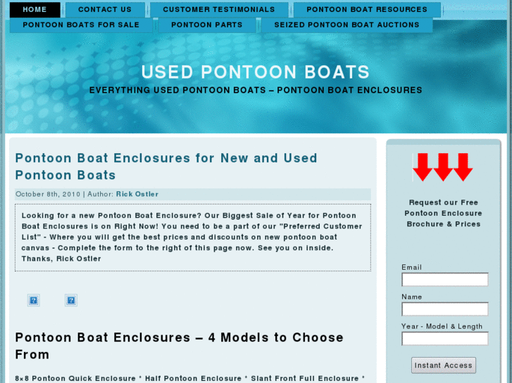 www.usedpontoonboats.org