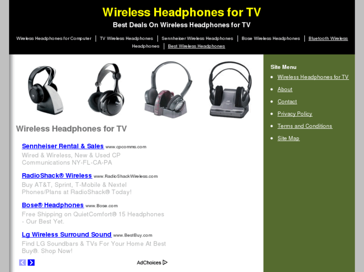 www.wirelessheadphonesfortv.org