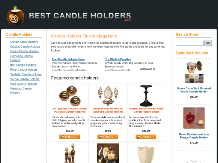 www.bestcandleholders.com