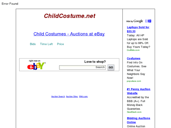 www.childcostume.net