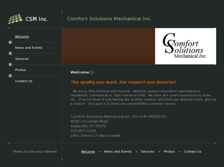 www.comfortsolutionsmechanicalinc.com