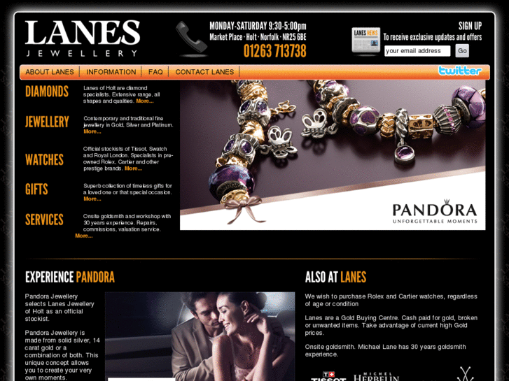 www.lanesjewellery.com