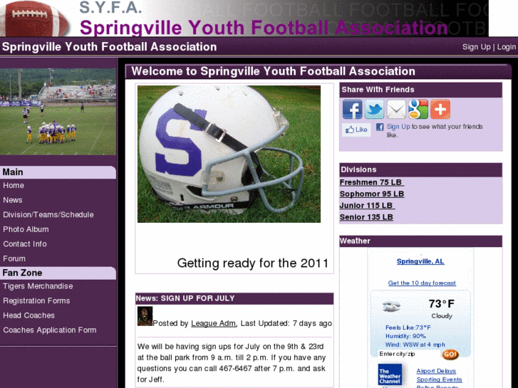 www.springvilleyouthfootball.net