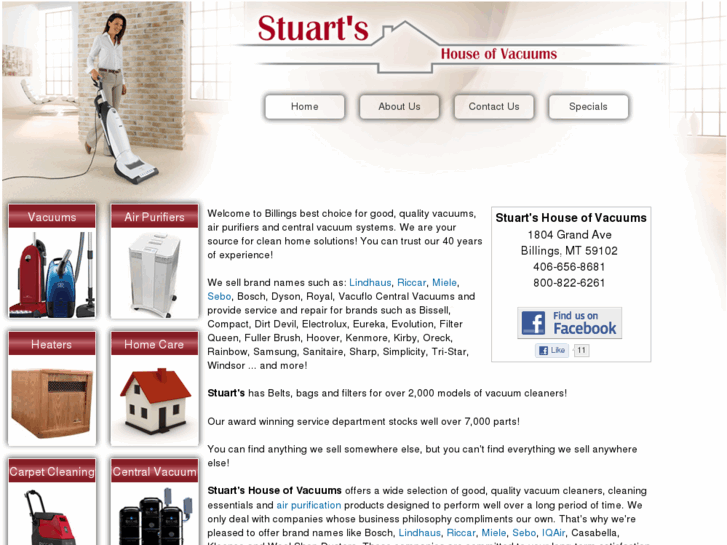 www.stewartshouseofvacuums.com