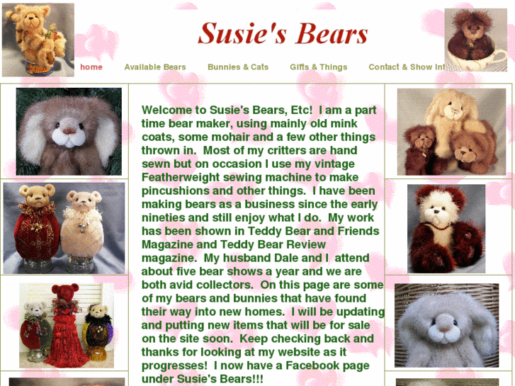 www.susiesbearsetc.com