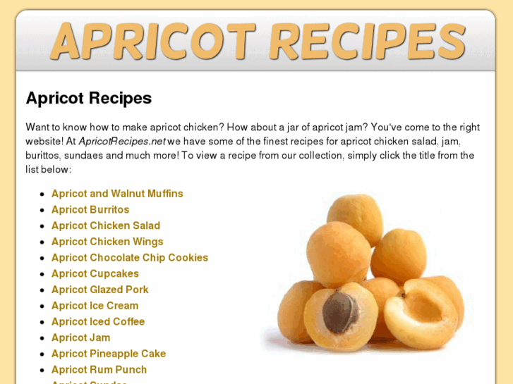 www.apricotrecipes.net