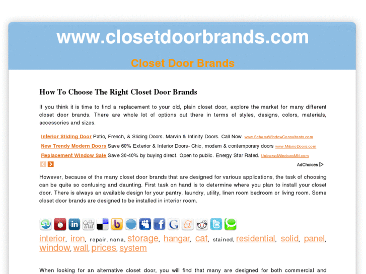 www.closetdoorbrands.com