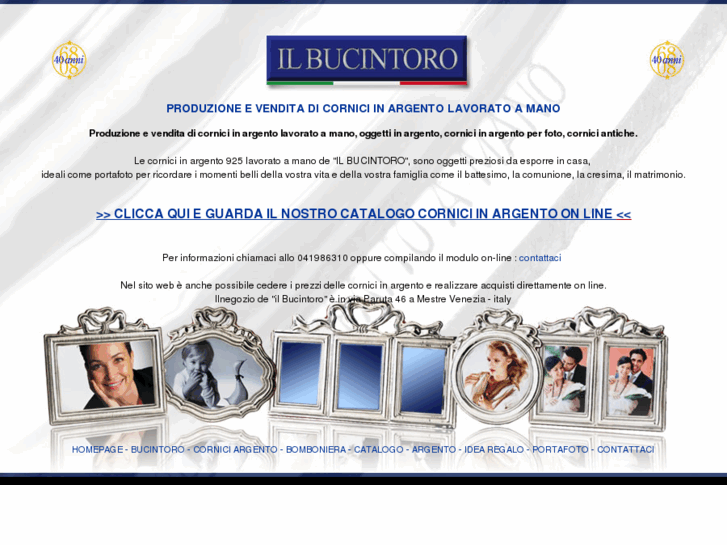 www.corniciargento.it