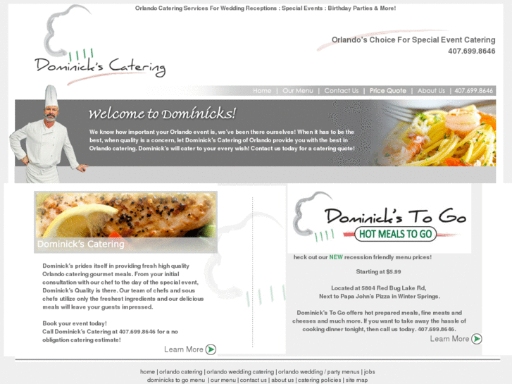 www.dominickscatering.com