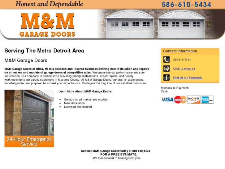 www.mandmgaragedoors.net