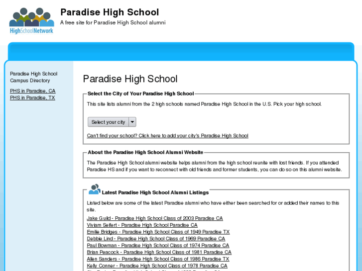 www.paradisehighschool.org