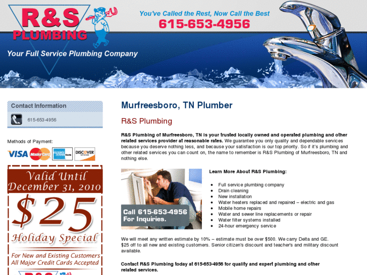 www.plumbersmurfreesborotn.com