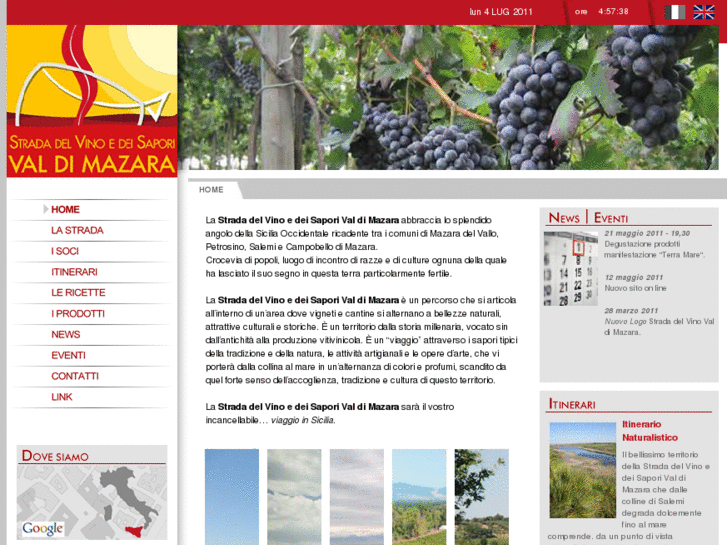 www.stradadelvinovaldimazara.it