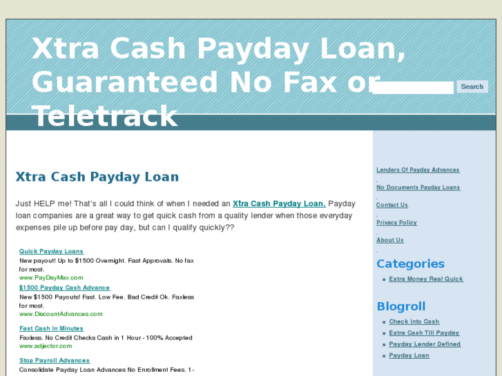 www.xtracashpaydayloan.org