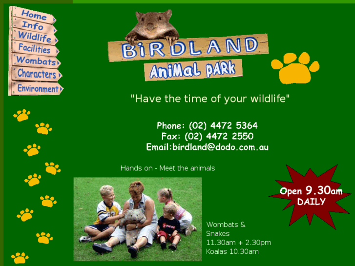 www.birdlandanimalpark.com.au