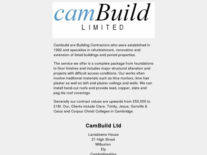 www.cambuild.net