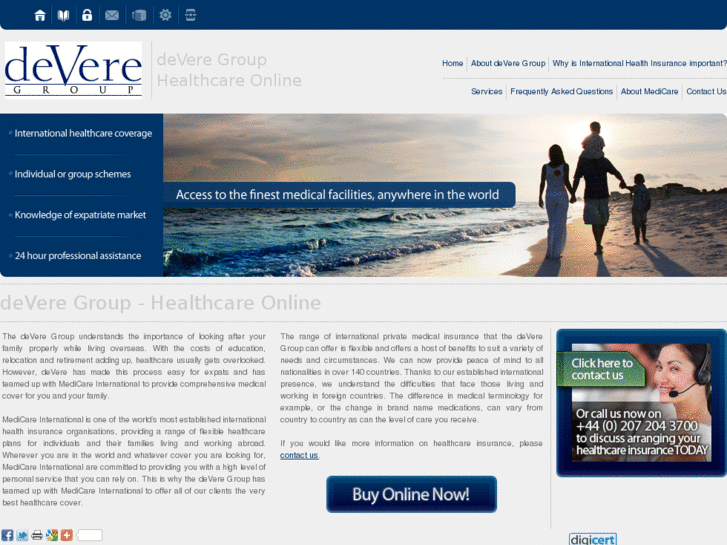 www.devere-group-healthcareonline.com