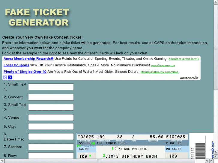 www.faketicketgenerator.com