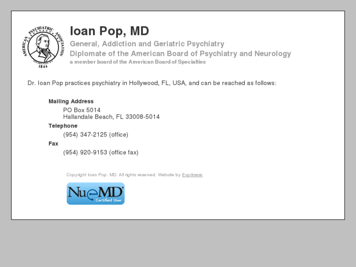 www.ioanpopmd.com