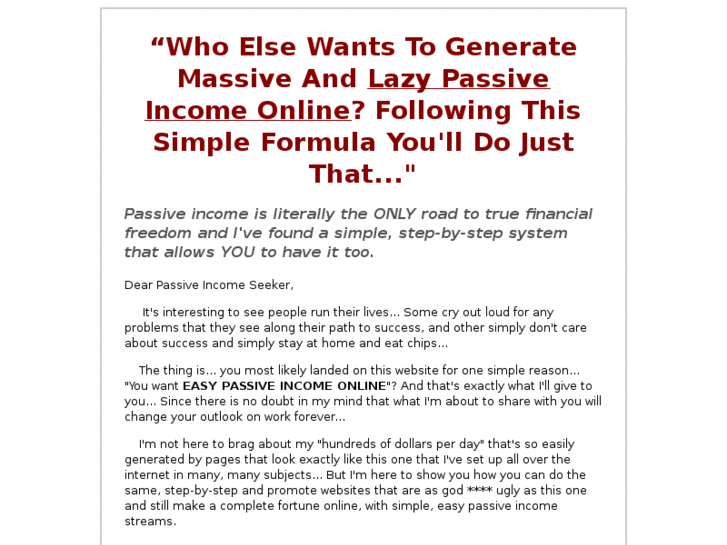 www.lazypassiveincome.com