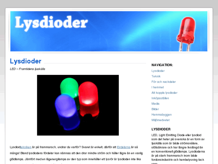 www.lysdioder.nu